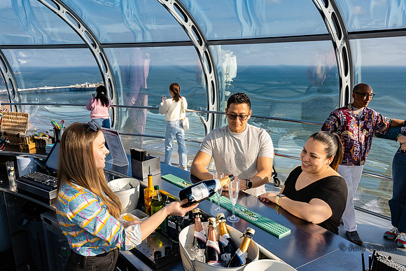 Brighton i360. Brighton, East Sussex, UK