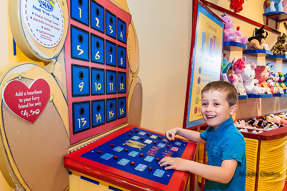 2013-05-12 Charlotte and Isaac at Build A Bear, Churchill Square, Brighton, East Sussex,UK