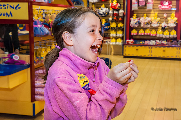 2013-05-12 Charlotte and Isaac at Build A Bear, Churchill Square, Brighton, East Sussex,UK