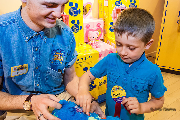 2013-05-12 Charlotte and Isaac at Build A Bear, Churchill Square, Brighton, East Sussex,UK