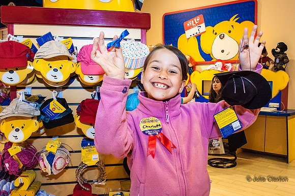 2013-05-12 Charlotte and Isaac at Build A Bear, Churchill Square, Brighton, East Sussex,UK