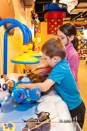 2013-05-12 Charlotte and Isaac at Build A Bear, Churchill Square, Brighton, East Sussex,UK