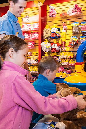 2013-05-12 Charlotte and Isaac at Build A Bear, Churchill Square, Brighton, East Sussex,UK