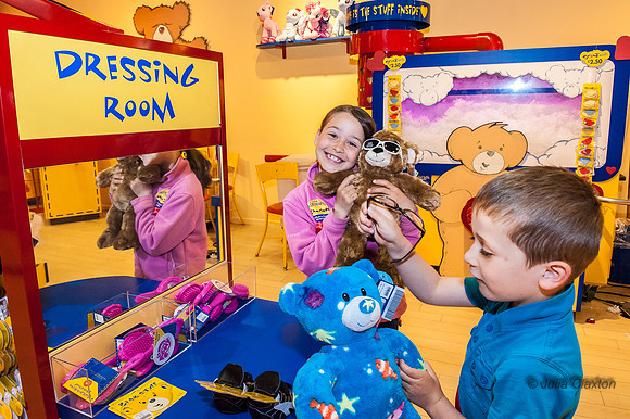2013-05-12 Charlotte and Isaac at Build A Bear, Churchill Square, Brighton, East Sussex,UK
