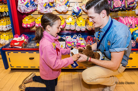 2013-05-12 Charlotte and Isaac at Build A Bear, Churchill Square, Brighton, East Sussex,UK