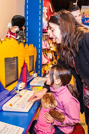 2013-05-12 Charlotte and Isaac at Build A Bear, Churchill Square, Brighton, East Sussex,UK