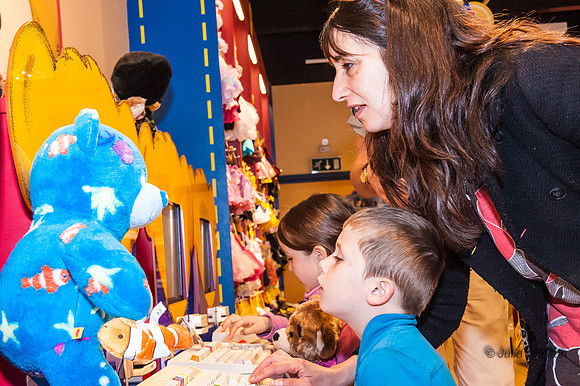 2013-05-12 Charlotte and Isaac at Build A Bear, Churchill Square, Brighton, East Sussex,UK