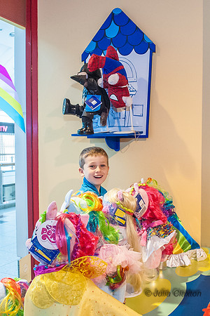 2013-05-12 Charlotte and Isaac at Build A Bear, Churchill Square, Brighton, East Sussex,UK