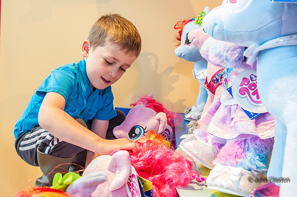 2013-05-12 Charlotte and Isaac at Build A Bear, Churchill Square, Brighton, East Sussex,UK