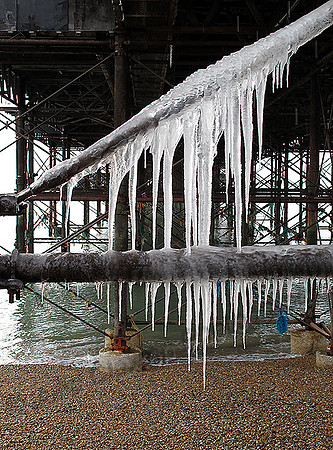 56 Brighton Pier, Views, The Pier in Winter