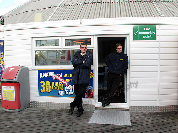 45 Brighton Pier, People